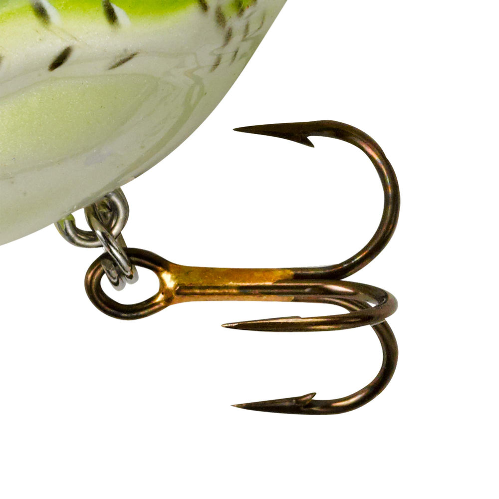 Rebel Frog-R Lure walking-the-dog action excites wary fish near the surface