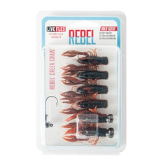 Rebel KEG Head Jig 1-10oz paired with Creek Craw