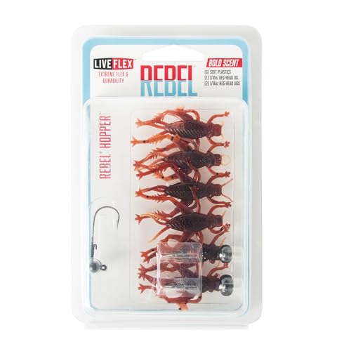 Rebel KEG Head Jig 1-16oz detail highlights versatile jig options.