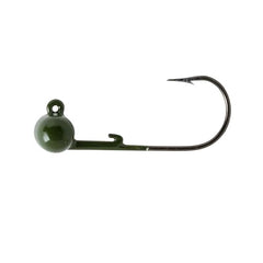 Rebel KEG Head Jig bottom-wobble view on rocky cover.