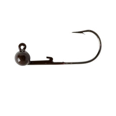 Rebel Lures KEG Head Jig brown 1/10 oz balances swim through water column.