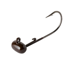 Rebel Lures KEG Head Jig brown 1/16 oz with lifelike wobble over rocks.