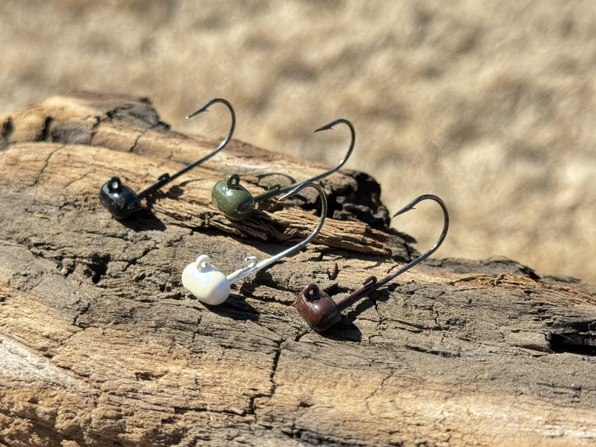 Rebel Lures KEG Head Jig pack of three jigs for versatile setups.