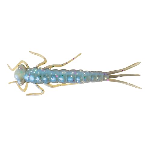 Rebel LIVEFLEX Creek Creature Damselfly KEG Head Jig closeup showing connection.