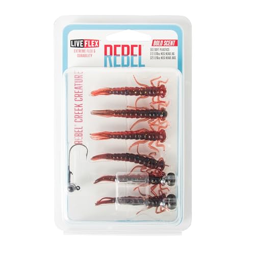 Rebel LIVEFLEX lure shows flexibility for realistic prey-like movements