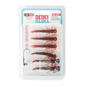 Rebel LIVEFLEX lure shows flexibility for realistic prey-like movements
