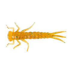 Rebel LIVEFLEX Creek Creature Stream Larva demonstrating flexible movement underwater.
