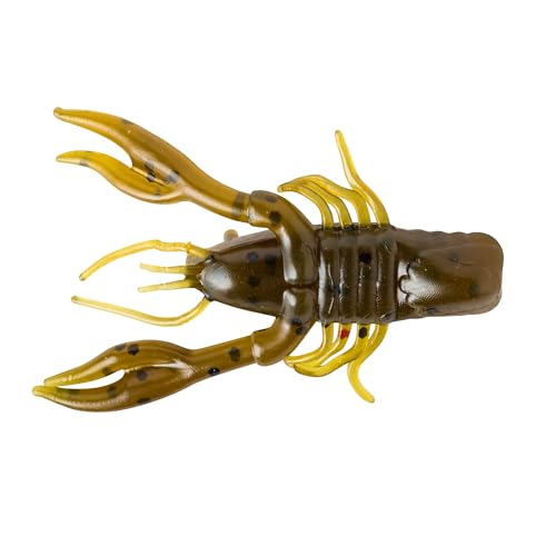 Rebel LIVEFLEX Creek Craw tail-action demonstrates flexible realism in water for enticing bites.