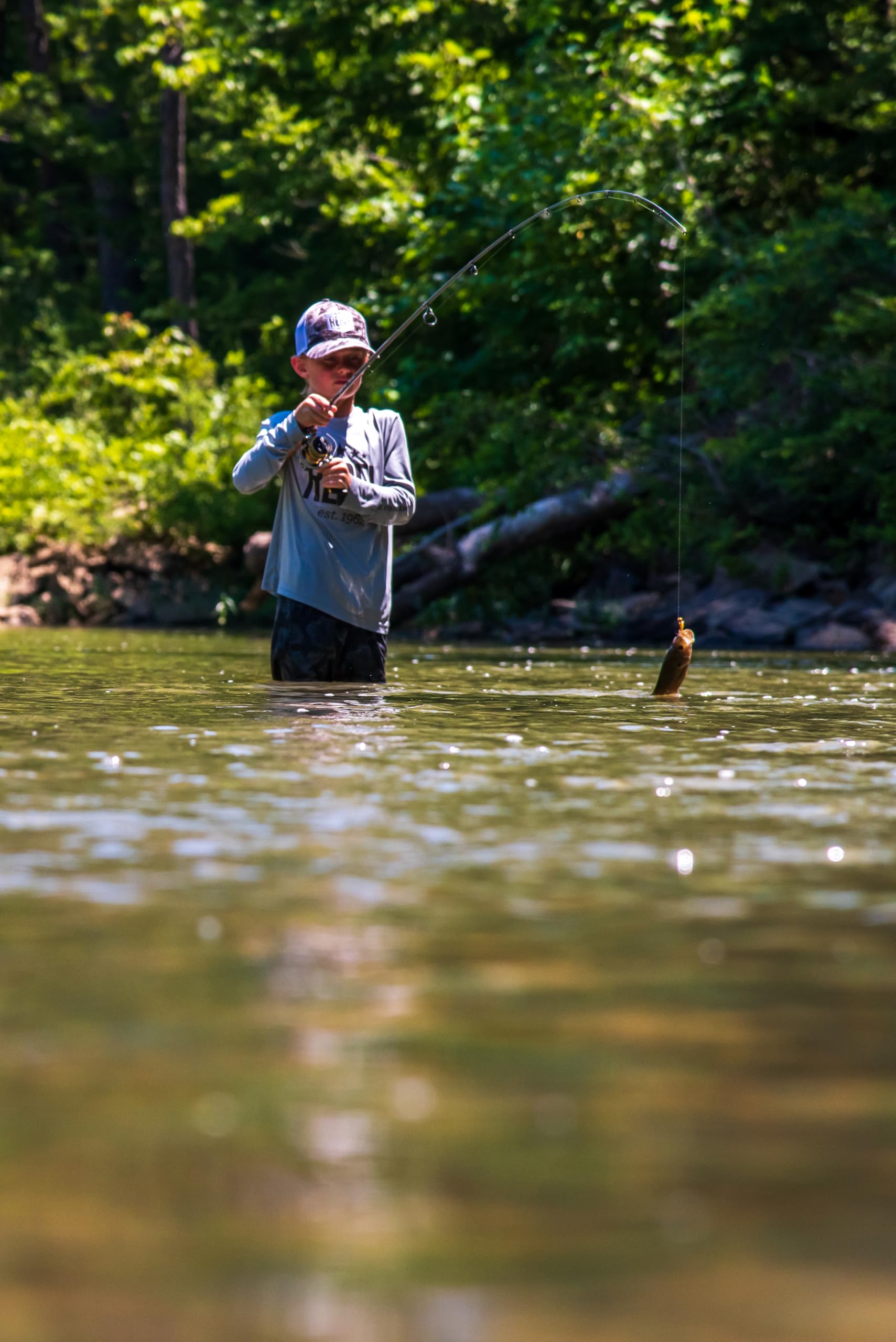 Rebel LIVEFLEX Hopper scent-infused lure attracts bites with aroma.