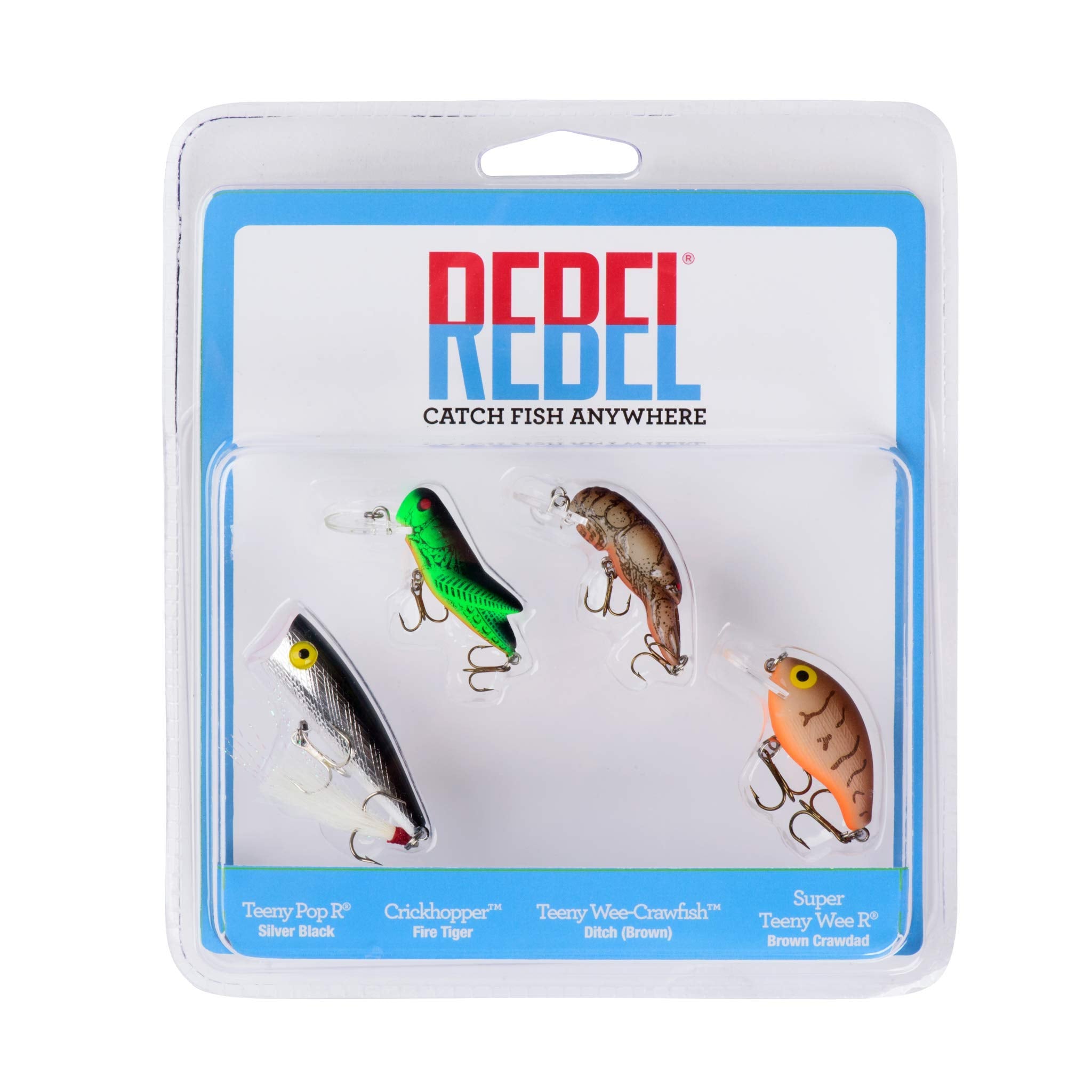Rebel Lures Classic Critters crankbait 4-pack product image