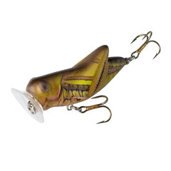Rebel Lures Crickhopper Popper action shows twitching surface lure for quick strikes