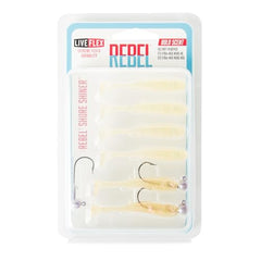 KEG Head Jig close-up with Rebel Lures pre-rigged design.