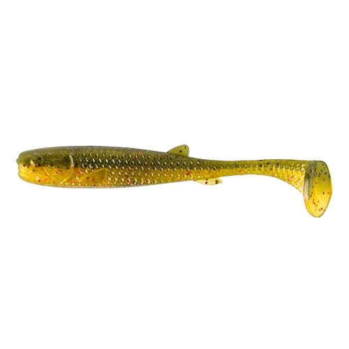 Rebel Lures LIVEFLEX Shore Shiner Darter close-up, scent-infused soft plastics for enticing bites