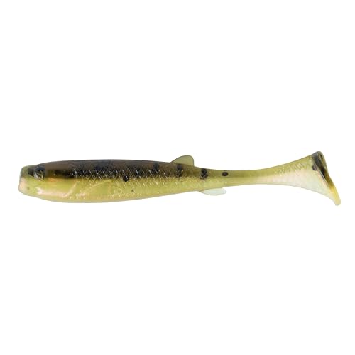 Rebel Lures Shore Shiner 2in Ozark Minnow demonstrating flexible tail movement