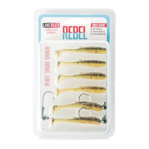 Pre-rigged KEG Head Jig setup for Shore Shiner 2in
