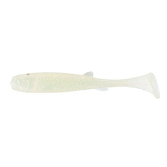 Close-up of Rebel Lures Shore Shiner texture highlighting durable, flexible soft plastic.