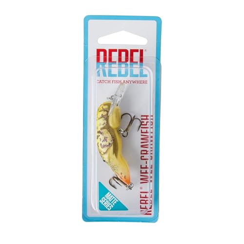 Rebel Lures Wee Craw Gully Craw demonstrates 5–7 ft diving depth for mid-water presentations
