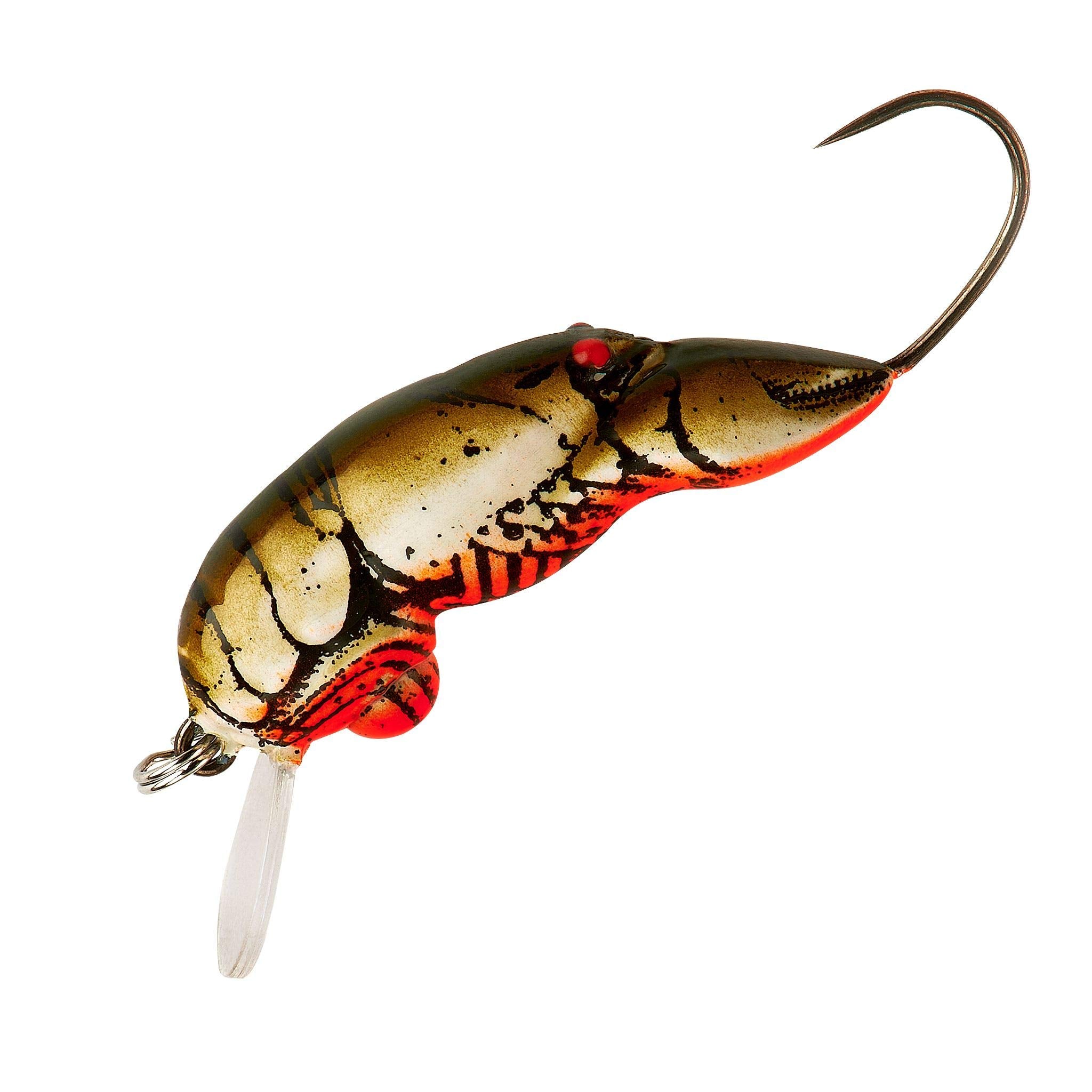 Rebel microCrawfish ultralight crankbait with barbless hook for easier releases