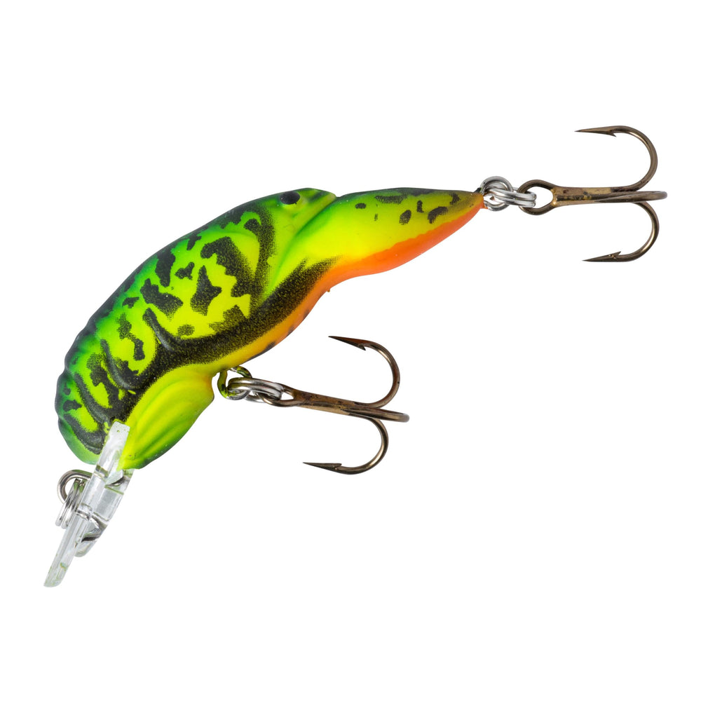 Rebel Middle Wee Crawfish in river dive depth for trout and smallmouth bass.