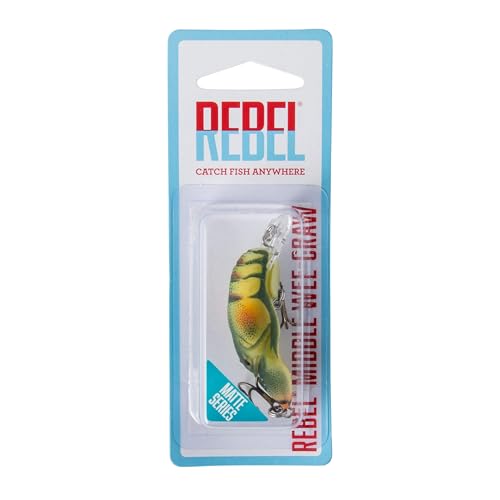 Rebel Middle Wee Craw offers easy casting in ponds and lakes.