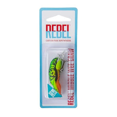 Rebel Middle Wee Craw design aids easier casting in currents and ponds.