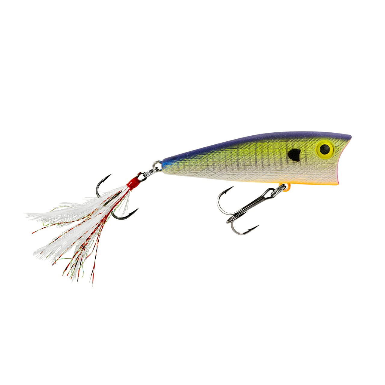 Rebel Pop-R large popper blue gill enables long, accurate casts near cover