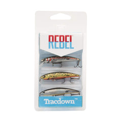 Rebel Pop-R Triple Threat 3 Pack lure; versatile topwater option for bass fishing.