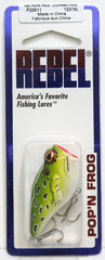 Rebel Pop’N Frog leopard frog paint scheme visible below surface