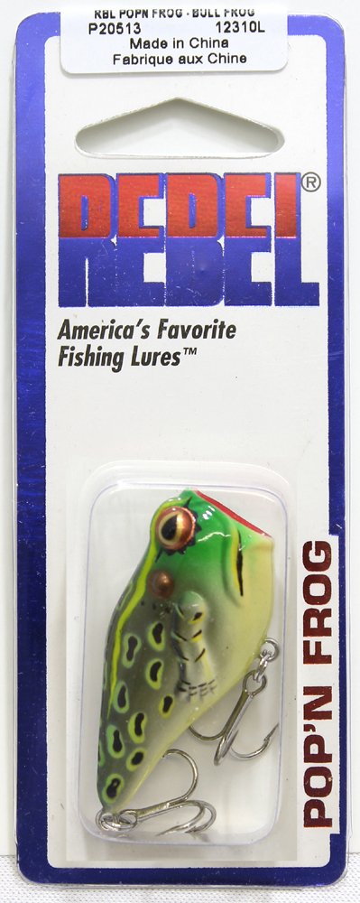 Rebel Pop'N Frog with vibrant paint-scheme to attract fish