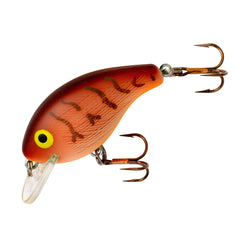 Rebel Super Teeny Wee-R lure in brown crawdad color showing versatile shallow to mid-depth retrieves.
