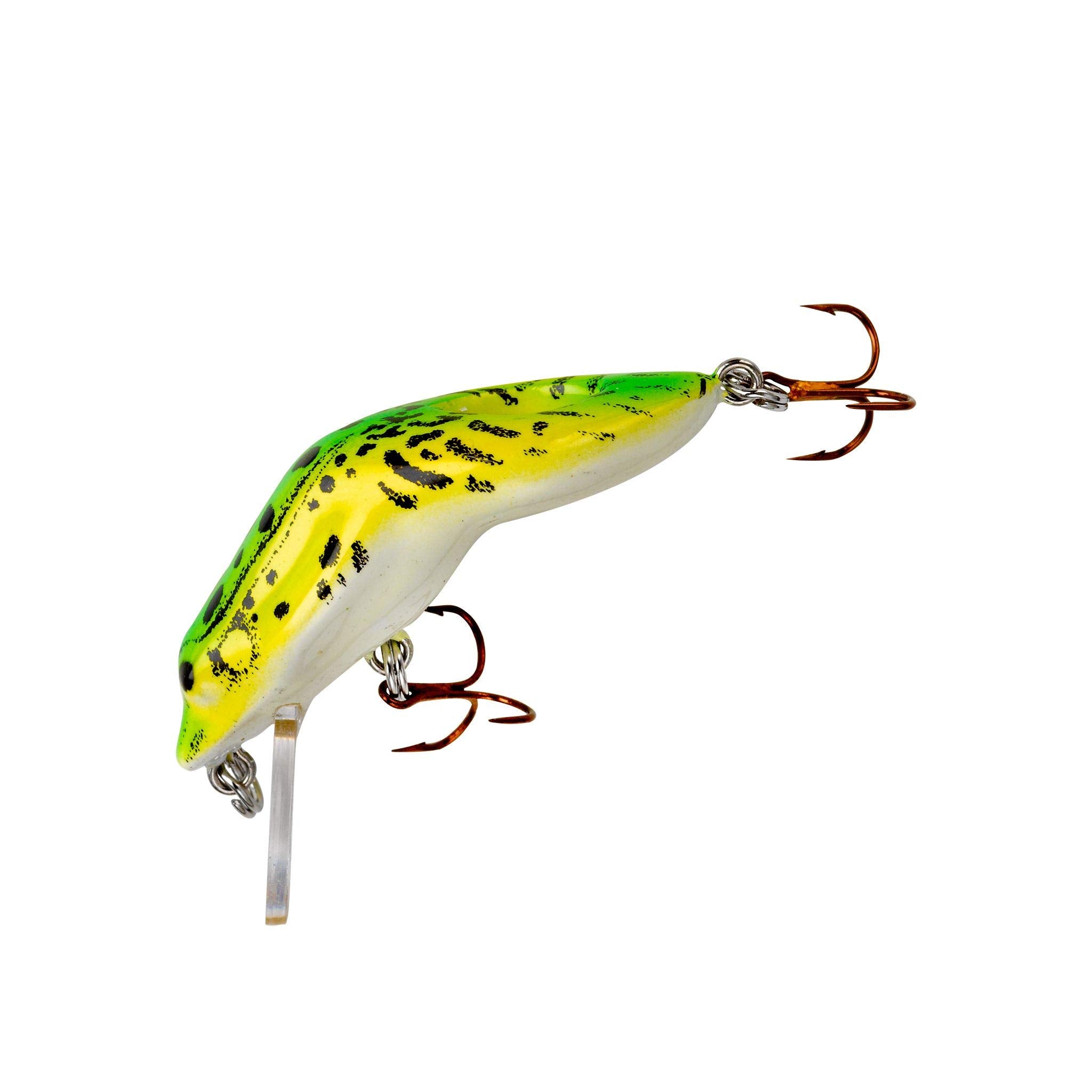 Rebel Teeny Wee Frog top-view lure with lifelike profile for better topwater strikes