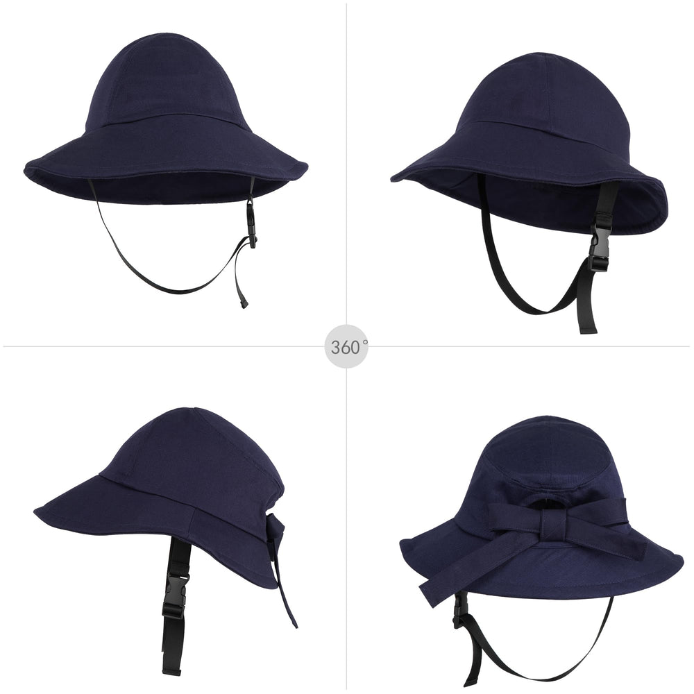 Reberomantique UV protection cap shields face from sun exposure