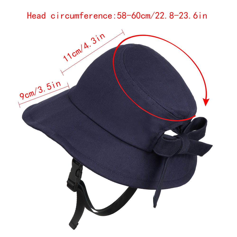 Reberomantique wide brim sun hat blocks sun while cycling