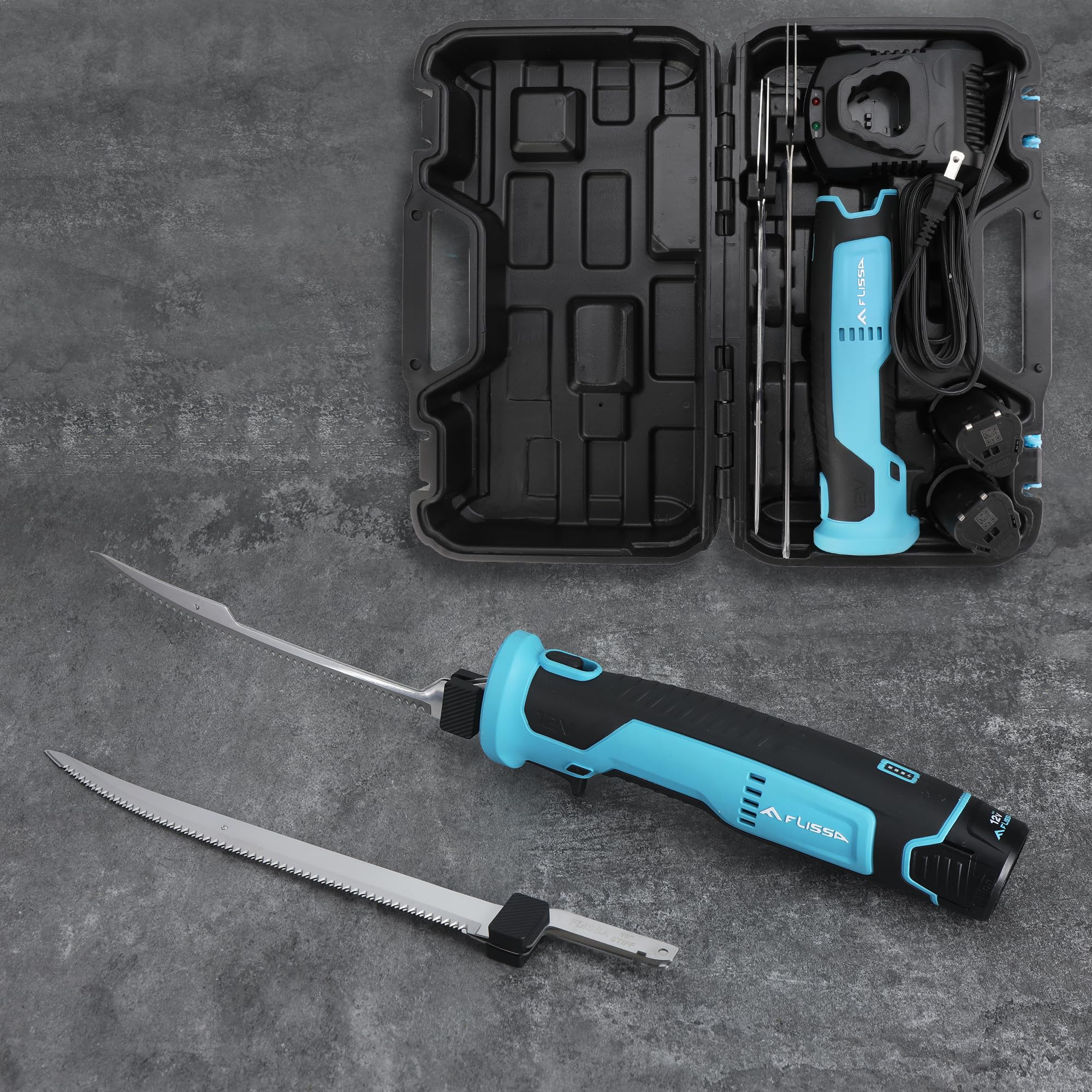 10-inch stiff fillet blade in polished stainless steel