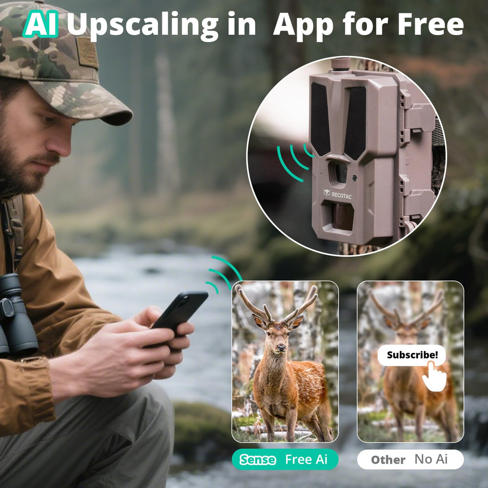 RECOTAC Sense trigger 0.2s captures fast action outdoors