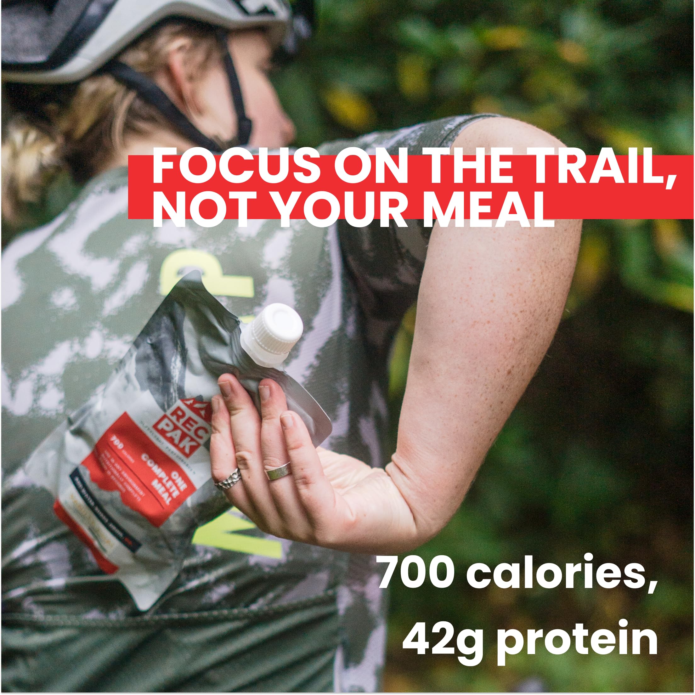 RecPak lightweight durable pouch with reseal for on-the-go meals