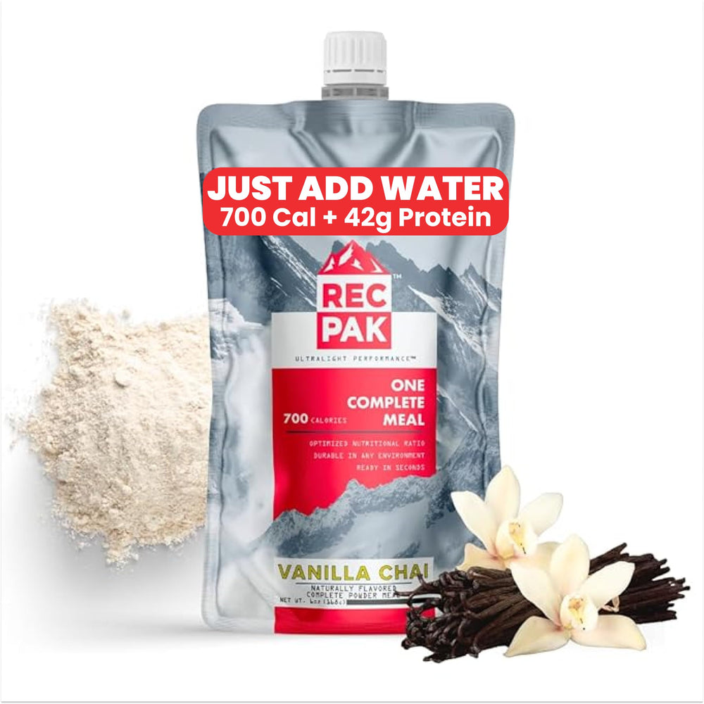 RecPak Performance Ultralight Instant Meals – 700 Cal, 42g Protein, Va ...
