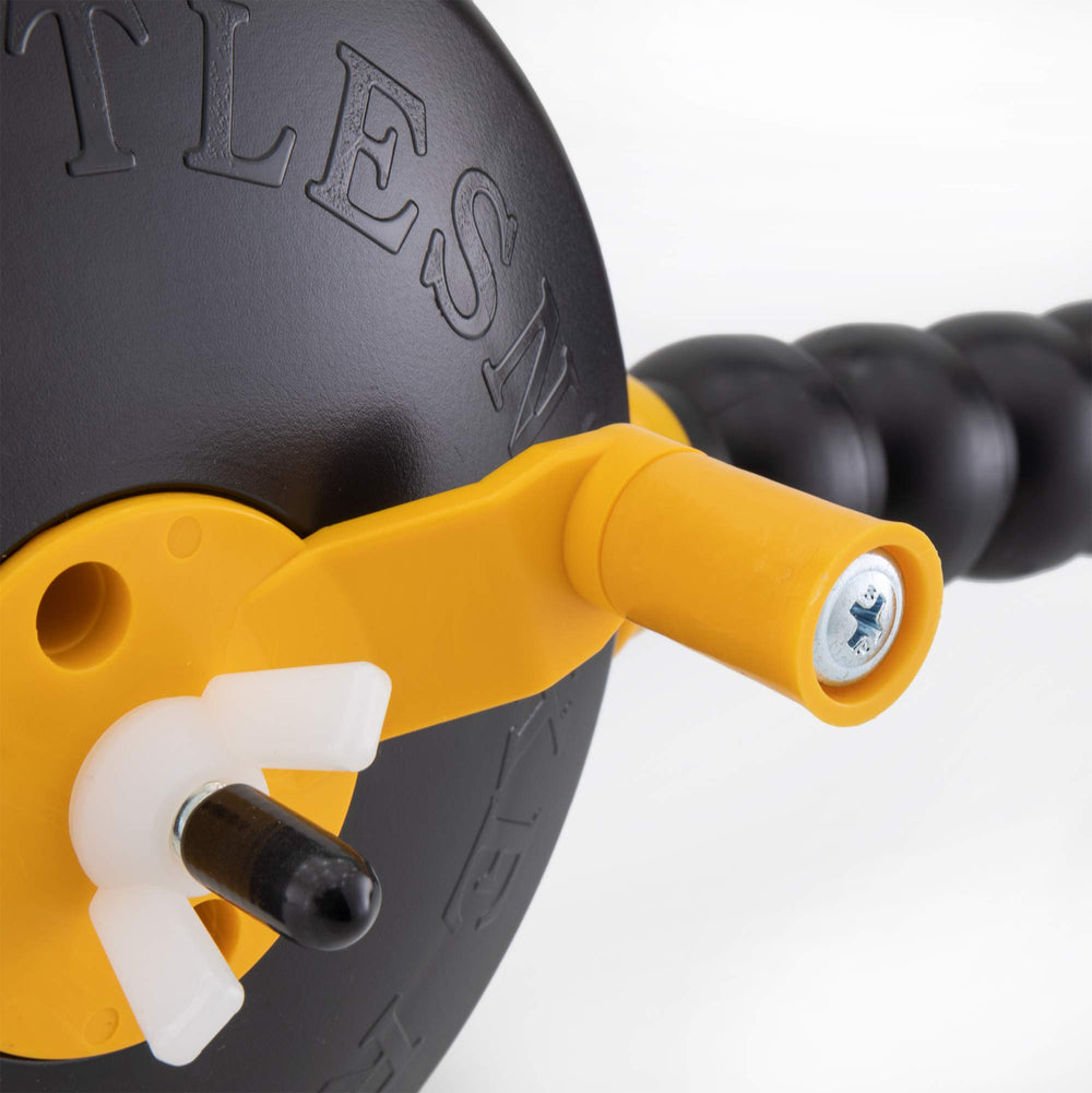 RecPro Rattlesnake Reel interior-rattle provides audible bite cues in cold conditions