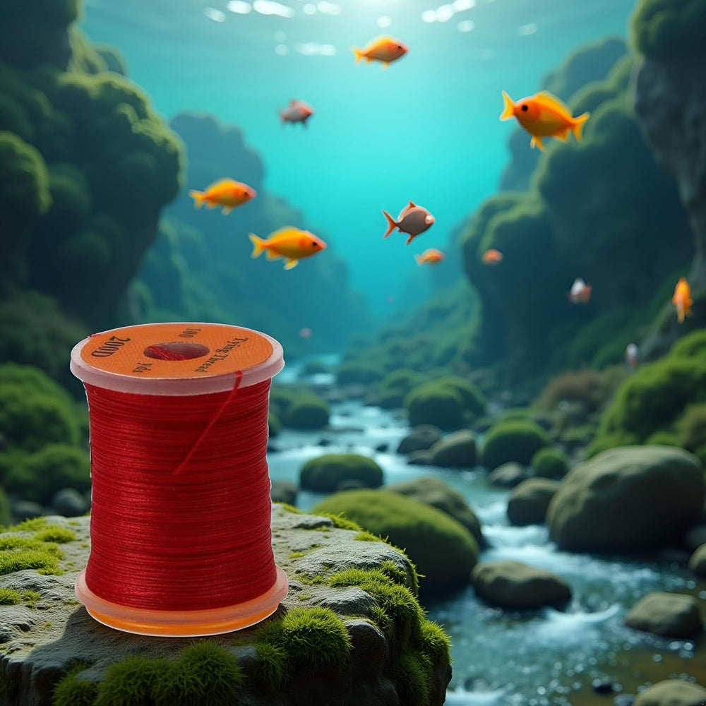 Thread used for securing materials in fly tying projects