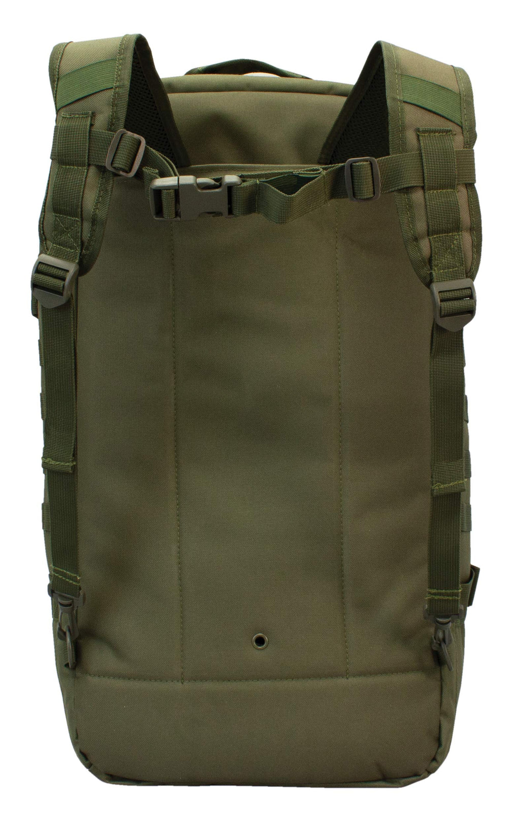 Red Rock Outdoor Gear Traveler Duffle interior with soft-lined pockets for valuables.