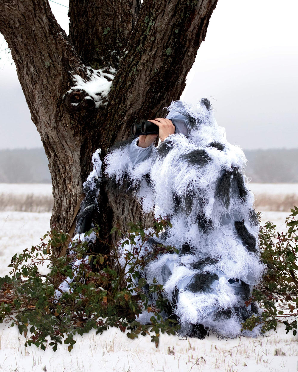 Red Rock Ghillie Suit pants offer pocket-access practicality for field gear.