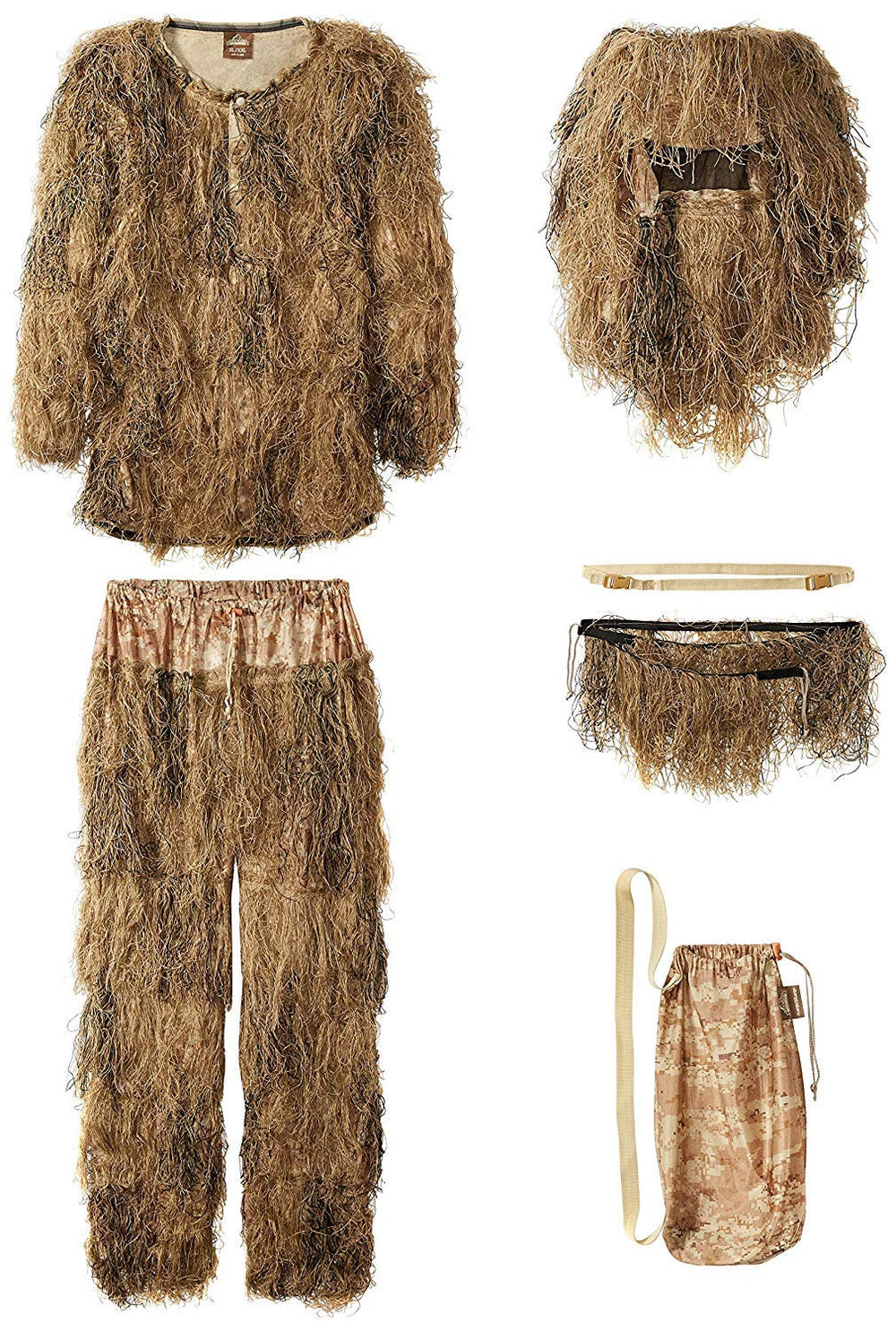 Red Rock Ghillie Suit stuff sack for compact transport