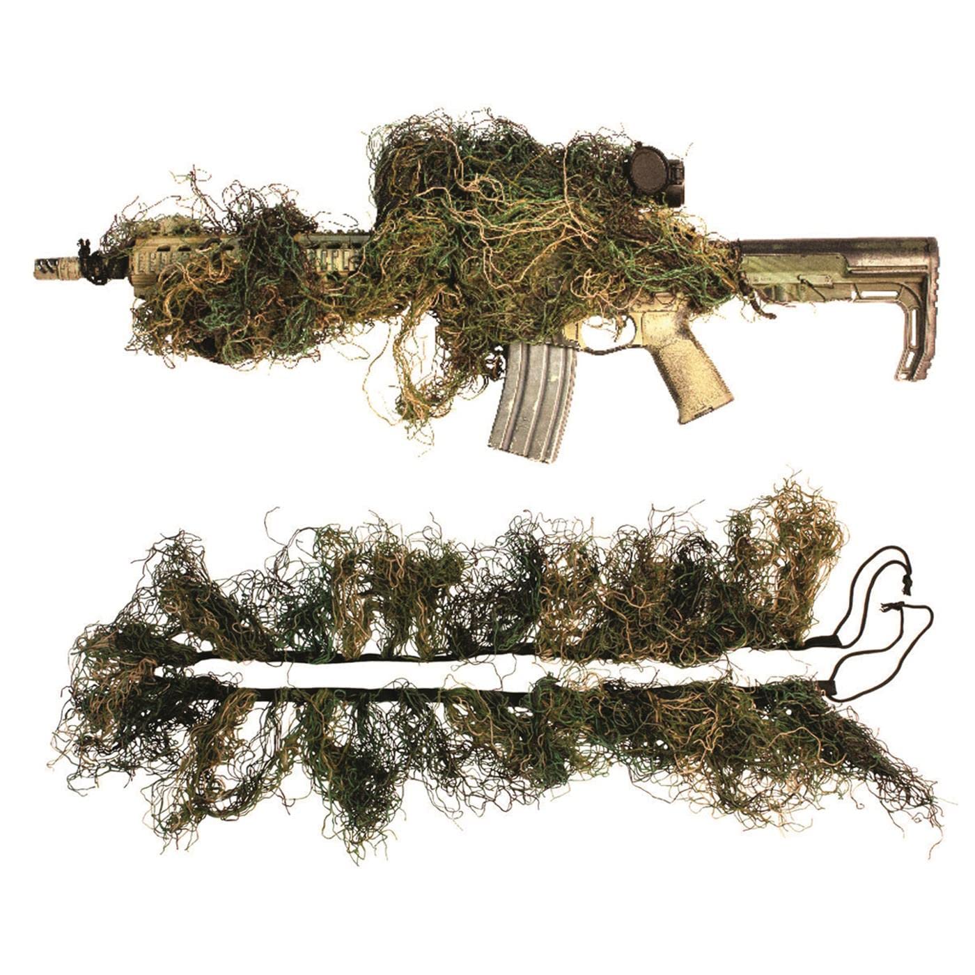 Red Rock ghillie suit stuff sack keeps the kit organized for easy transport.