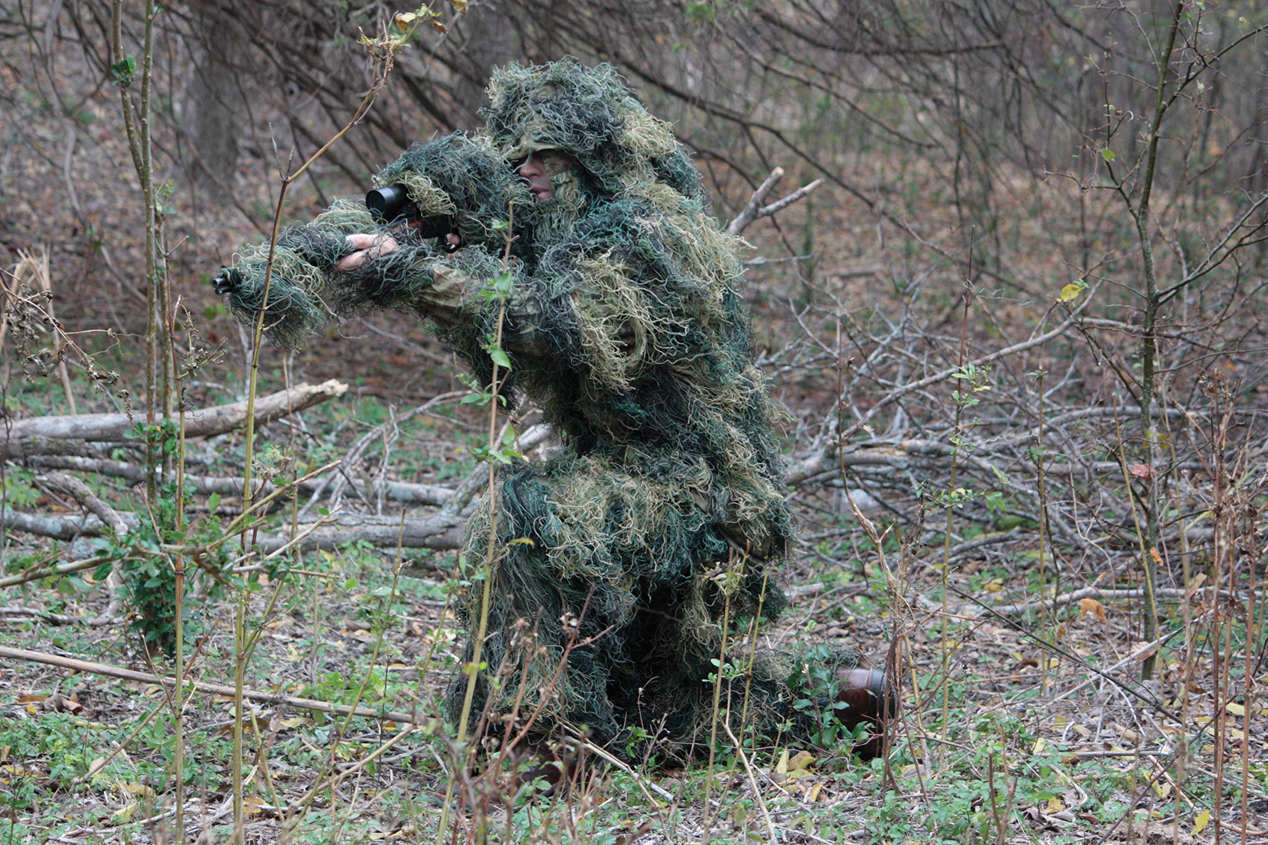 Red Rock Outdoor Gear Ghillie Suit stuff sack with carry strap for compact storage.