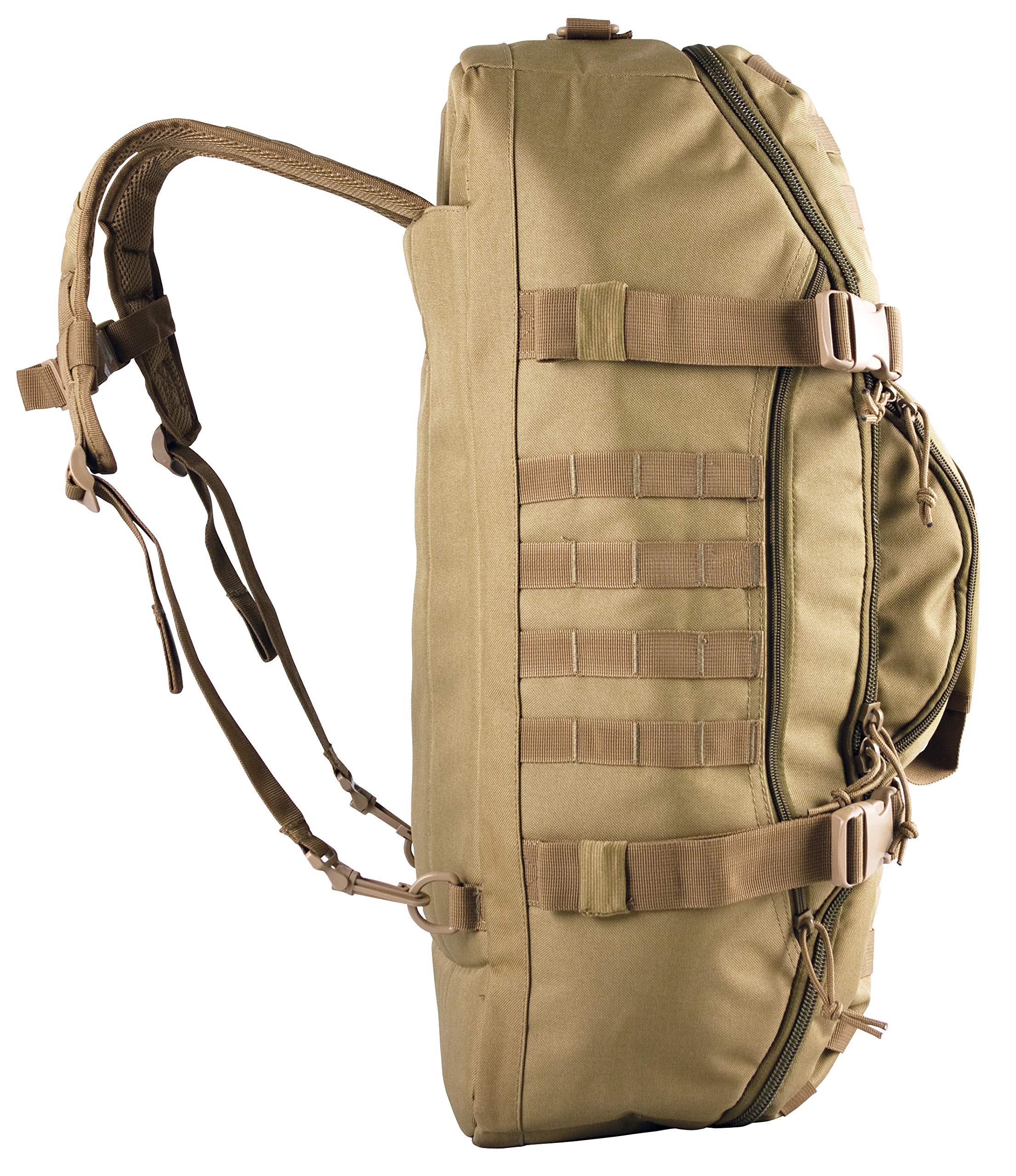 Red Rock Traveler Duffle Pack removable over-the-shoulder strap adds versatile carrying choice.