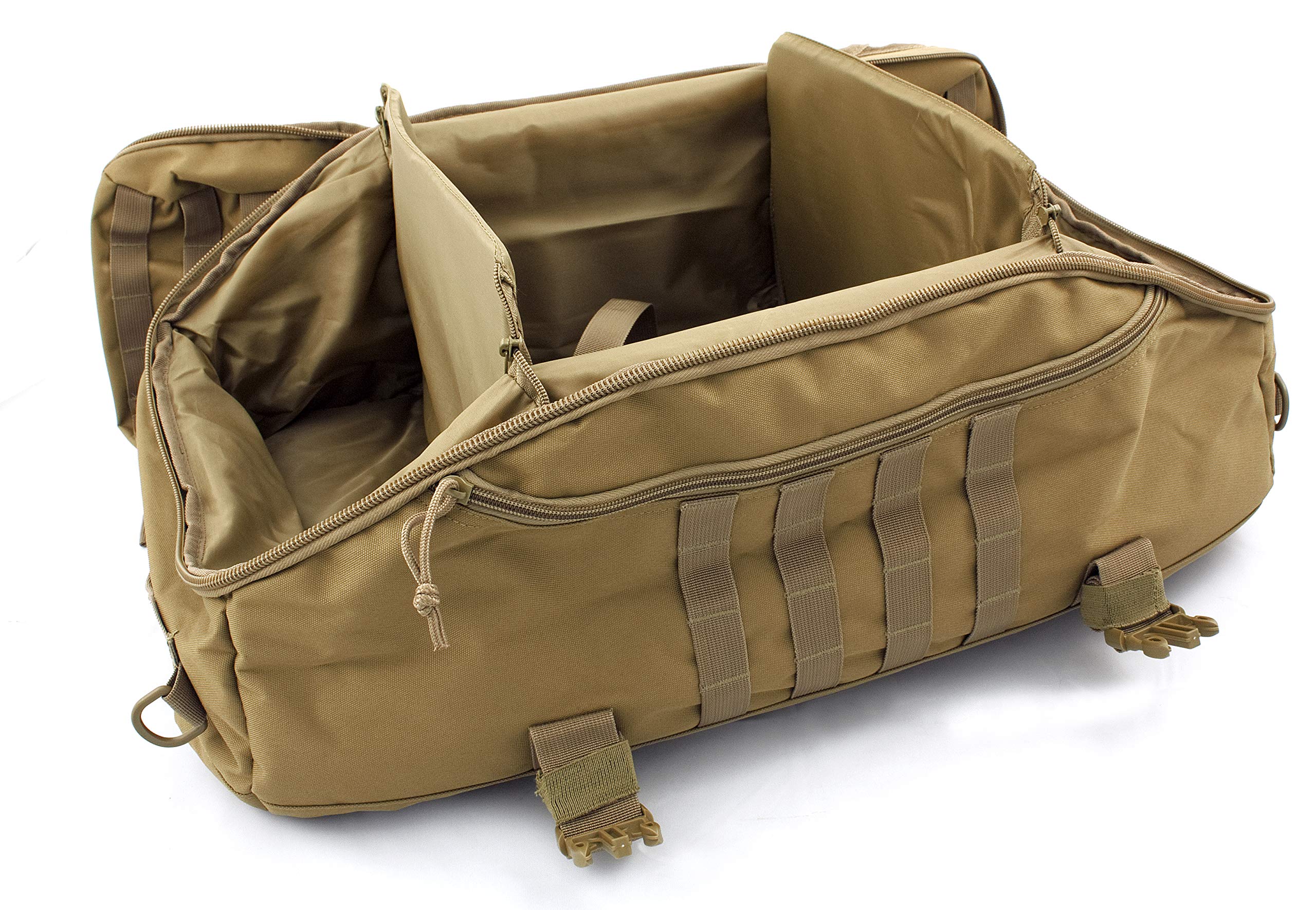 Red Rock Traveler Duffle Pack stowable padded backpack straps offer flexible wearing options.