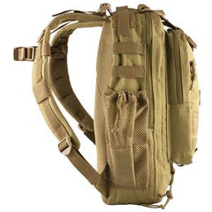 Red Rock Summit Backpack MOLLE webbing on front and sides for modular gear.