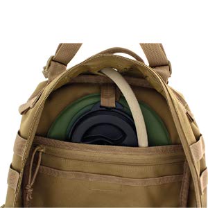 Red Rock Summit Backpack with slant-zip front pocket for quick access.