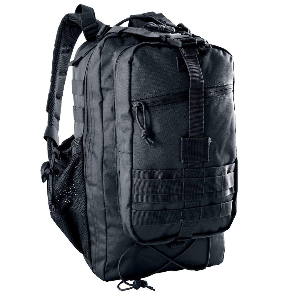 Red Rock Summit Backpack front view showing compact design and MOLLE readiness for gear