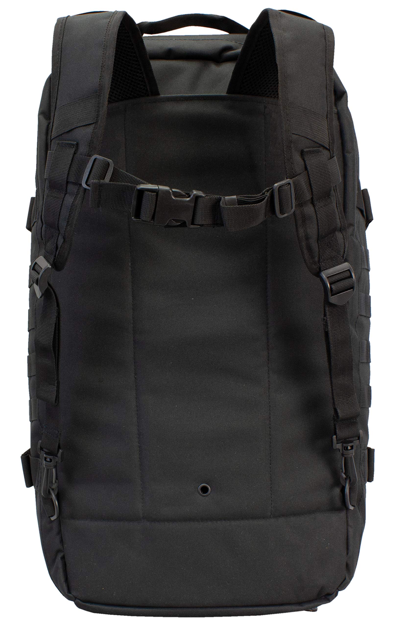 Red Rock Traveler Duffle backpack straps provide hands-free versatility on the move